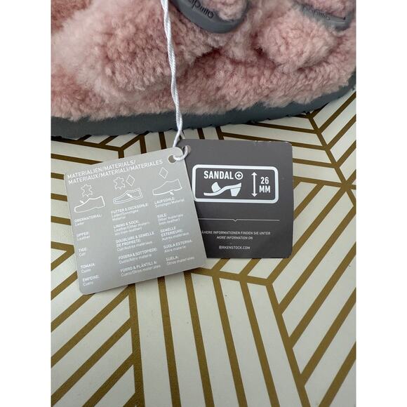 Papillio Birkenstock Arizona Big Buckle Genuine Shearling Slide Sandal | Size 42 - Picture 7 of 7